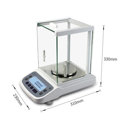 Auto Calivration Precision Analytical Balance Adopting Large Backlighting LCD Screen