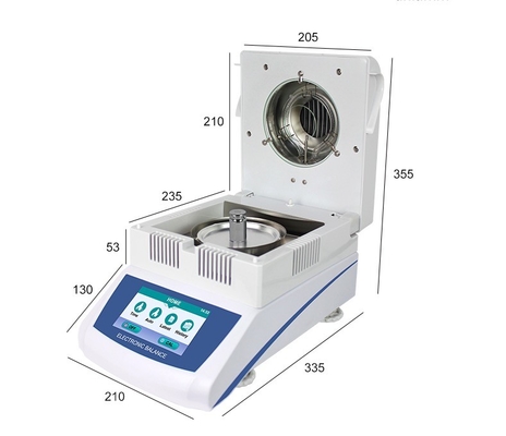 Lab Digital Grain Corn Moisture Tester Halogen Moisture Meter Timing Automatic