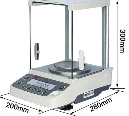 Lab Precision Analytical Balance 220g 0.0001g Electronic Scale Digital 0.1mg Scale
