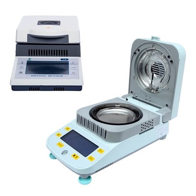 Lab Digital Grain Moisture Meter Halogen Moisture Analyzer Stainless Steel Chamber