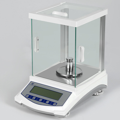 Standard RS232 Communication Port Tall Glass Cover Electronic Analytical Balances For Laboratory
